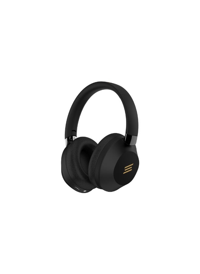 Smartix Immerse Pro Wireless Headphones, Bluetooth 5.3 Over Ear Headset with Active Noise Cancellation, Low Latency, Deep Bass, 40mm Drivers, 200mAh Battery – Premium Black - Image 1