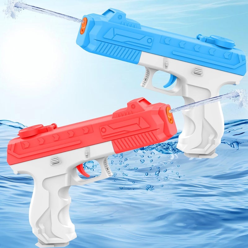 ALLROAD 2 Pack Electric Water Gun for Adults Kids, Powerful Automatic Squirt Gun, High Powered Shooting Water Pistol, Long Range 25 FT, Auto Water Blaster, Pool Outdoor Toy Summer Game - Image 1