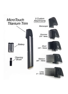 Micro Touch MicroTouch Titanium TRIM Lighted Hair Cutting Tool set  - Image 2