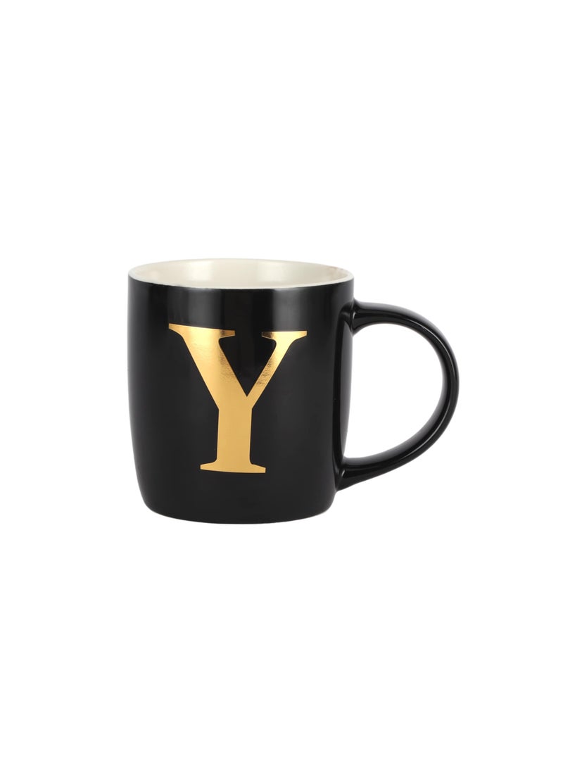 Royalford 385ml (13 oz) Alpha New Bone Mug RF11876 English Alphabet Print, 26 Variants A-Z for Hot and Cold Drinks Food-Grade, Non-Toxic and Safe to Use, Dishwasher Safe Assorted Colors Assorted Colors - Image 1