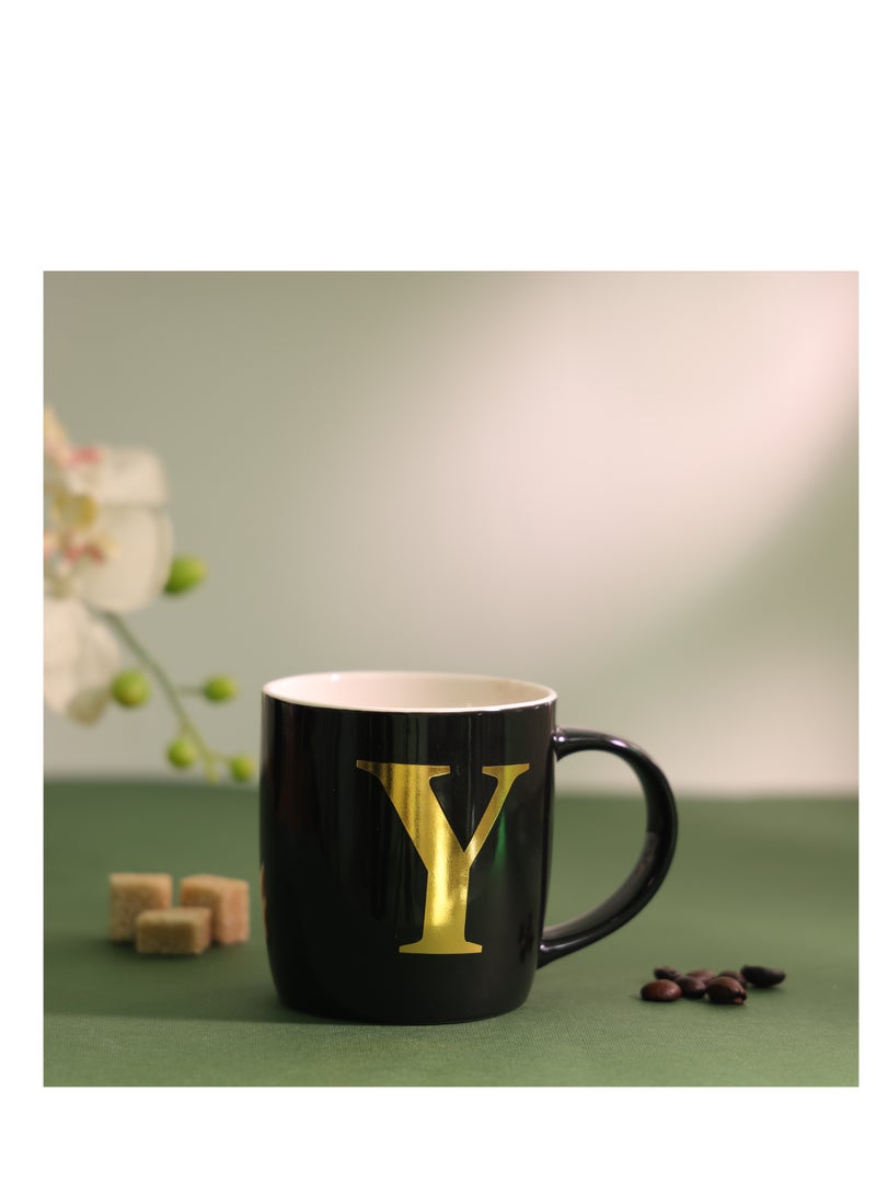 Royalford 385ml (13 oz) Alpha New Bone Mug RF11876 English Alphabet Print, 26 Variants A-Z for Hot and Cold Drinks Food-Grade, Non-Toxic and Safe to Use, Dishwasher Safe Assorted Colors Assorted Colors - Image 5