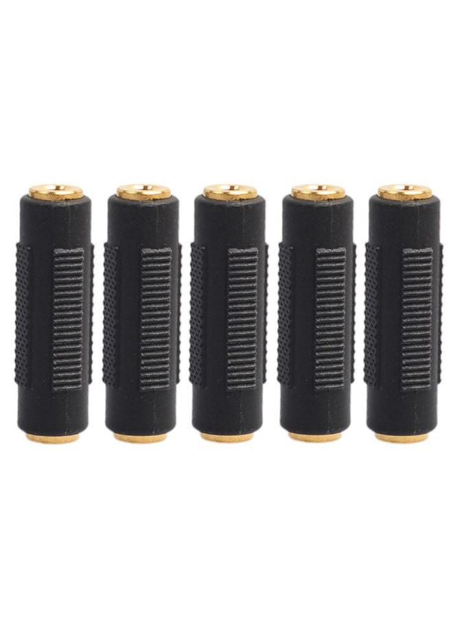 NIBEMINENT 5-Piece Female To Adapter Set Black - Image 1