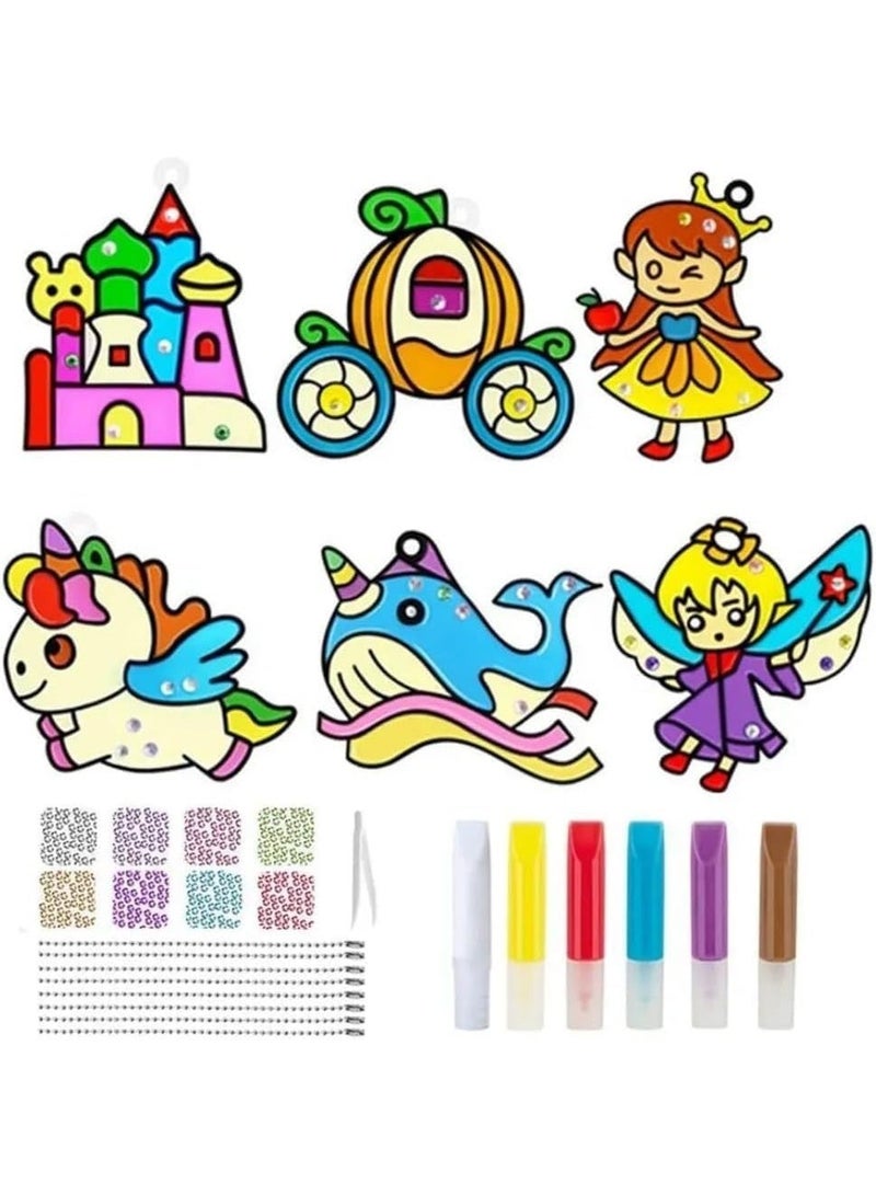 Gel Pens for Kids Soft Glue Art Coloring Pens with Pearls Multicolor (Type 4) - Image 5