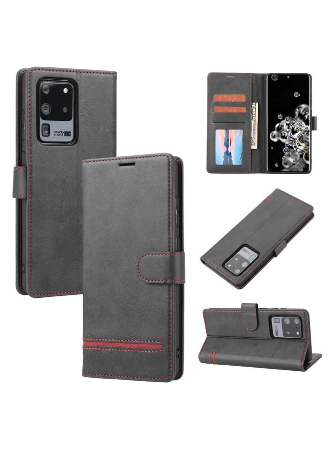 S-TOP Case For Samsung Galaxy S20 Ultra Classic Wallet Flip Leather Phone Case - Image 1