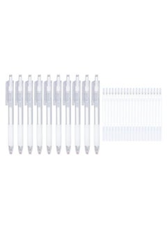 ZJchao Glue Pens,10 Pcs Glue Pens 18S Quick Drying White Tacky Glue Pens With 20 Replacement Refills For Diy Crafts Scrapbook Glue Pen Scrapbook Quick Dry Glue Pen For Women Man  - Image 1