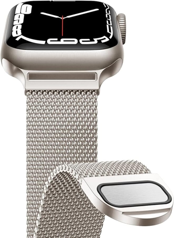 Generic Joehwerr Stainless Steel Metal Band for Apple iWatch Series SE/7/6/5/4/3/2/1