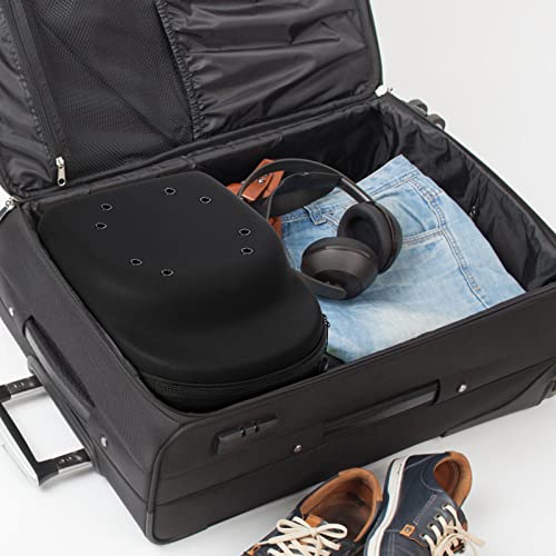 Peohud Hat Case for Baseball Caps, Cap Carrier Storage Bag, Hat Travel Case with Carrying Handle and Shoulder Strap, Easy to Carry Baseball Cap Organizer Holder for 6 Hats, Perfect for Traveling, - Image 5