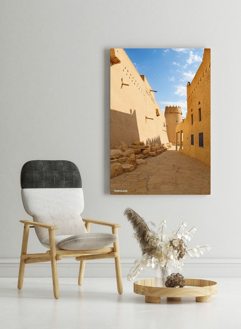 مودكلاس لوحة جدارية كانفس بتصميم تراثي - Image 1