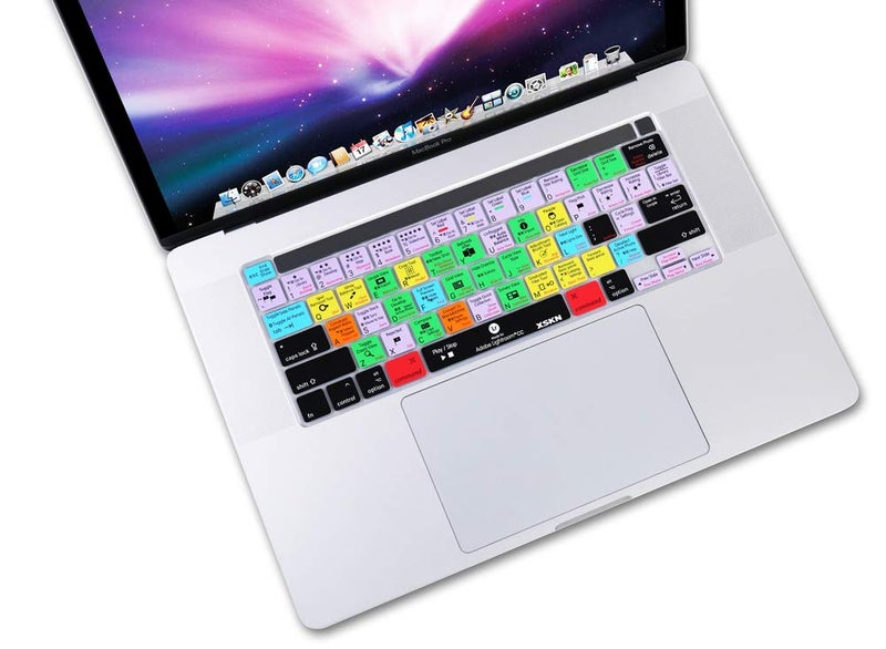 XSKN Lightroom CC English Silicone Shortcuts Keyboard Cover Skin for 2019 New MacBook Pro 16 inch A2141 2020 New MacBook Pro 13.3 inch A2338 M1/ A2251/A2289 with Touch Bar & Touch ID US Version - Image 3