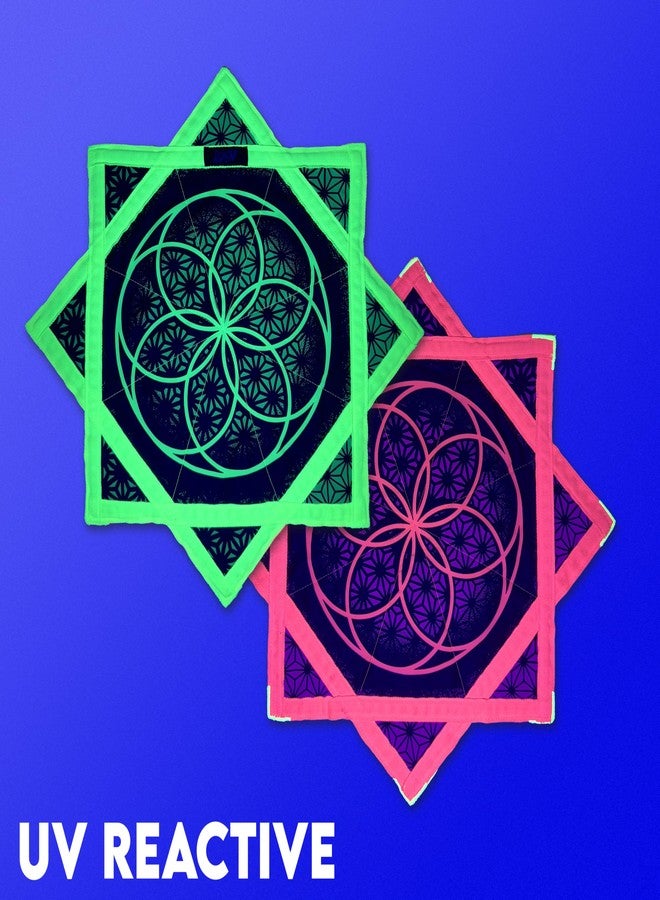 First Earth Mini Flow Star - Dapo Star - Flow Toy - by First Earth (Flower of Life (UV)) - Image 2