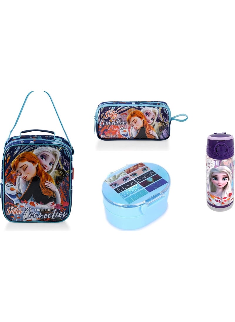 Disney FROZEN 4 Piece Lunch Bag Set 