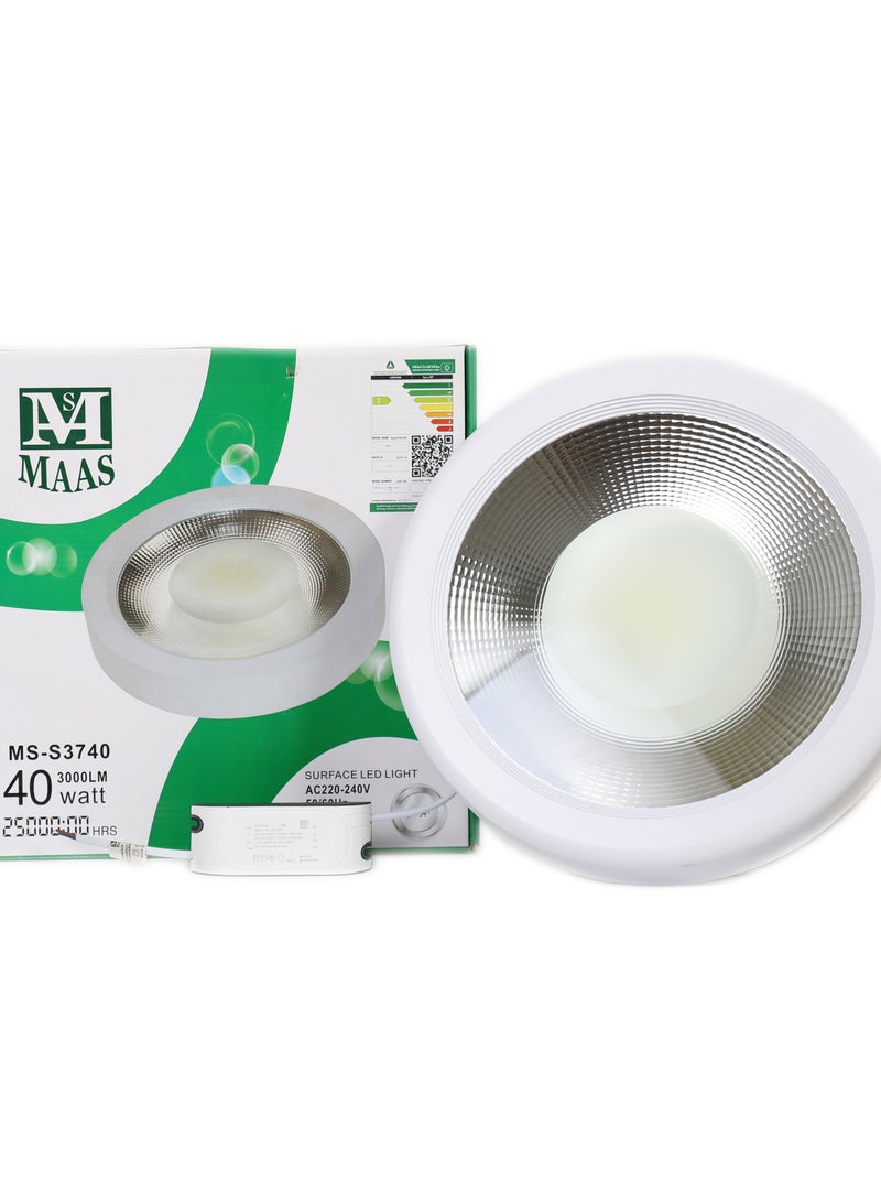 ماس مصباح إضاءة داخلية بقوة 40 واط  لون أبيض - Image 2