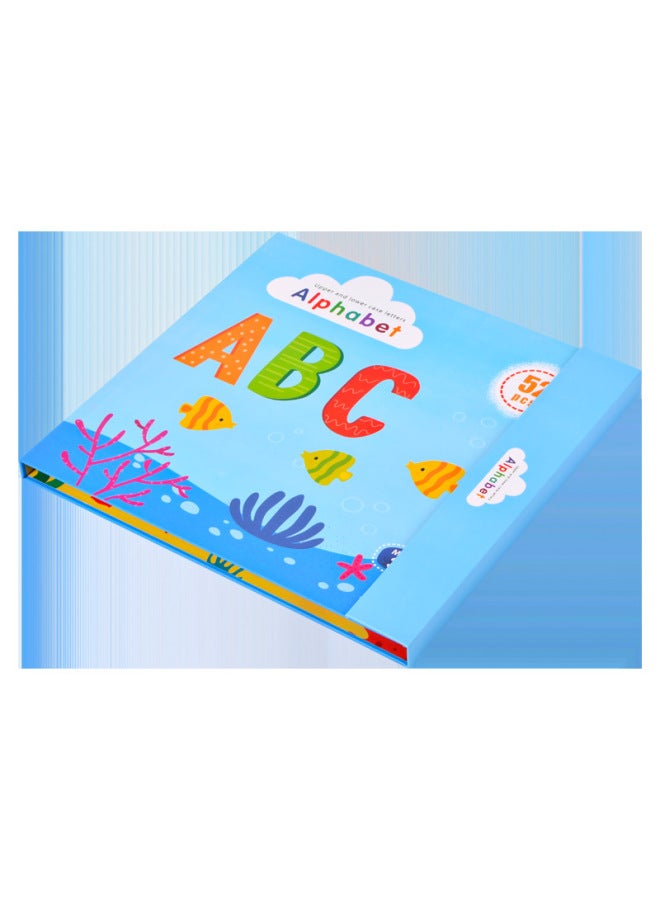 Book Magnetic Letters Small Fish Infant Baby Early Education Cognition 26 English Magnetic Patch Puzzle Educational Toy-color:Magnetic Letter Fish  - Image 1