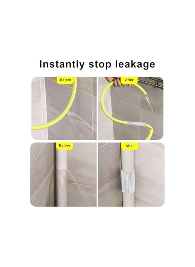 promass Aluminum Foil Butyl Tape Professional, Super Waterproof Sealing Self Adhesive Adhesive Tape Kitchen and Bathroom House Roof Mending Materials for Pipes Patch Holes (1 Roll) - Image 5