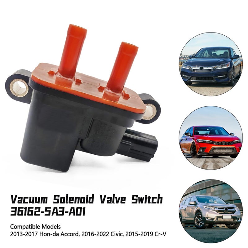 Generic SIDMILE 36162-5A3-A01 Purge Control Solenoid Valve Fit for Honda Accord 2013-2017 Civic 2016-2022 CR-V 2015-2019 Replace 994076 2M1505 CP800 Vacuum Solenoid Valve Switch  - Image 2