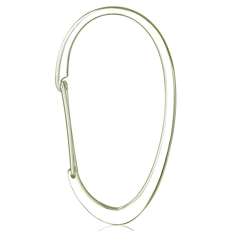 ZESLMG Nickel Shower Curtain Rings, Rustproof Shower Curtain Hooks for Bathroom, ZESLMG Decorative Shower Hooks Rings for Shower Curtain Rod Hangers, Set of 12 D-Shaped Design - Image 4