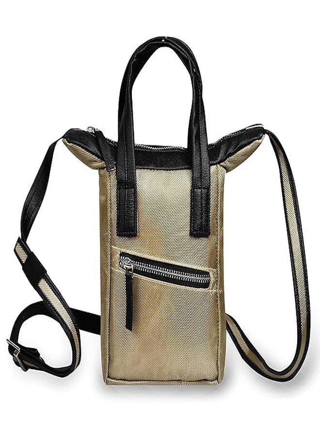 SYUTM Barni Unisex Sling Cross body Made with Stylist Leather and Durable Matty Adjustable and Detachable Straps (Teak) - Image 2