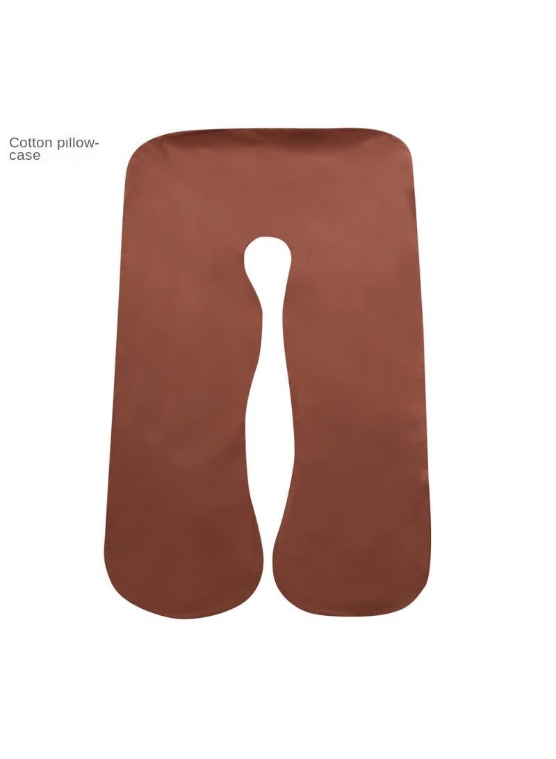 U-Shaped Full Body Pregnancy Cotton Pillow Cover 70x130cm - Image 1