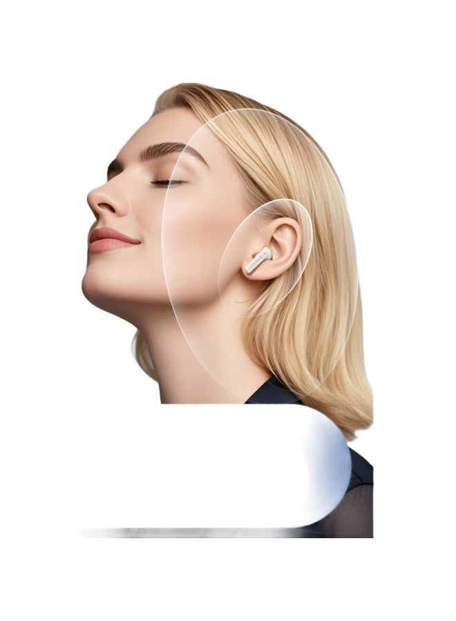 Sansui W27【Innovative Half In-Ear Active Noise Cancelling】True Wireless Bluetooth Earbuds Double Gold Label Version Gaming Running Sports Earphones Long Battery Life High Sound Quality Sky Blue - Image 3