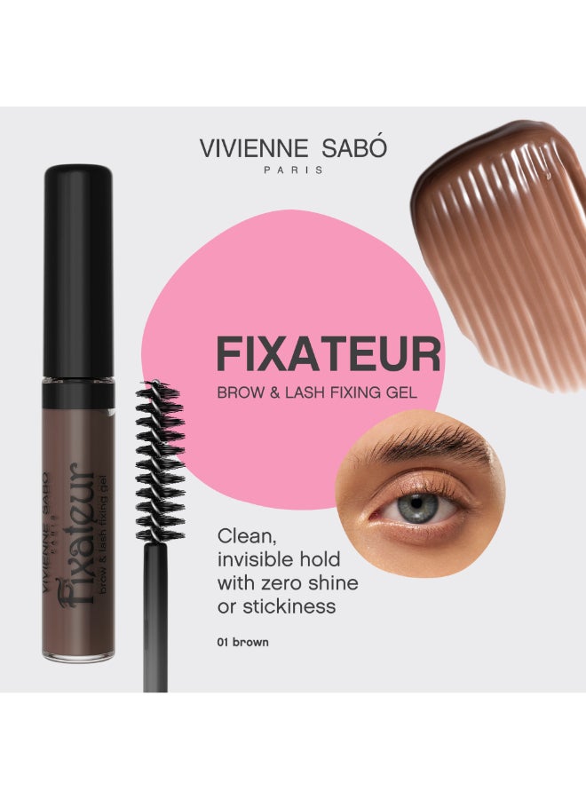 Vivienne Sabo Eyebrow and lashes fixing gel Gel fixateur a cils et sourcils Fixateur shade 01 - Image 1