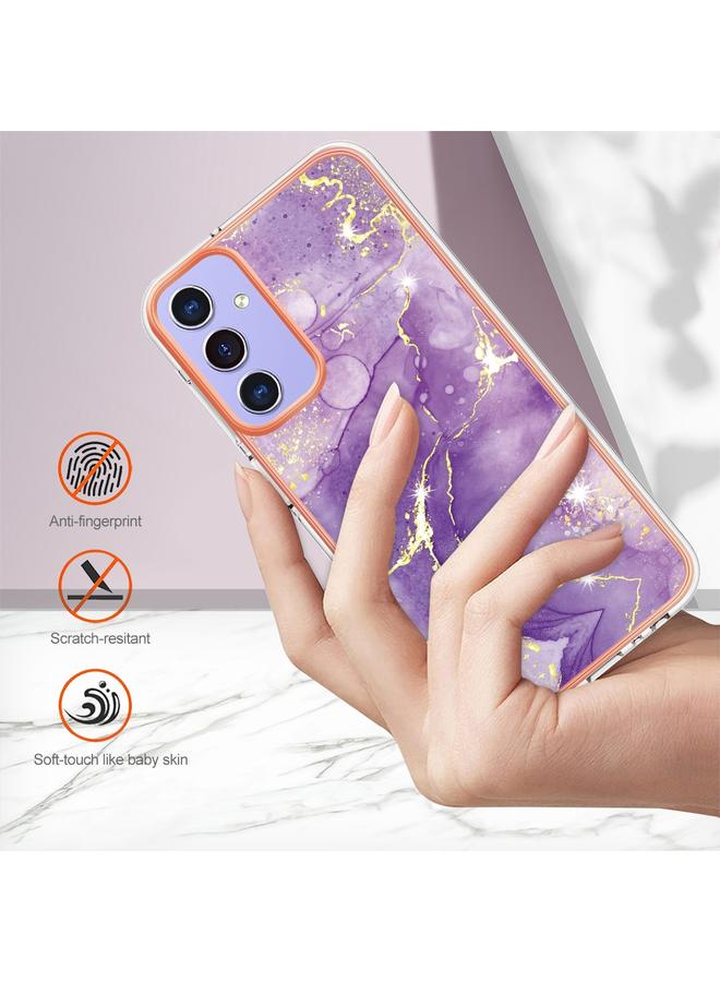 S-TOP Case For Samsung Galaxy A15 5G Electroplating Marble Dual-side IMD Phone Case - Image 4
