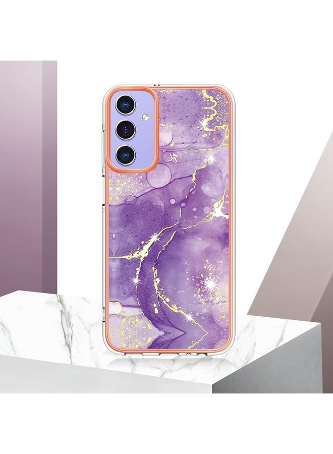 S-TOP Case For Samsung Galaxy A15 5G Electroplating Marble Dual-side IMD Phone Case - Image 2