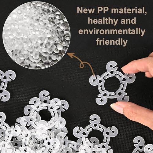 iFlyMars 60 PCS Balloon Clips for Balloon Arch Kit, Column Stand - Reusable Plastic Clips for Party Wedding Baby Shower Decorations - Image 3