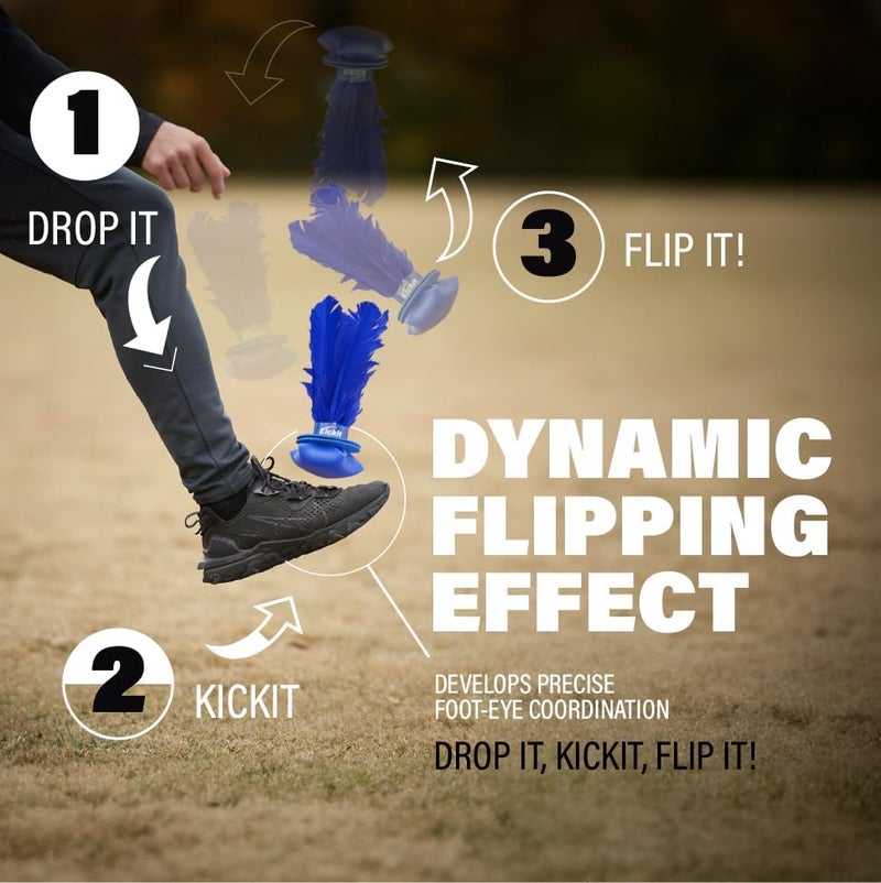 Kickit | The Original Birdie Soccer Trainer | Play Outdoors, Indoors or Backyard, Beach or Tailgate, All Ages Fun & Travel Friendly - Image 3