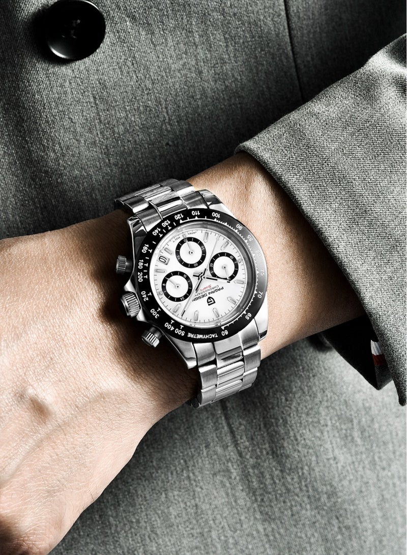 PAGANI DESIGN Men's Quartz Watches, Imported Movement, Waterproof, Stainless Steel Strap, Chronograph, All-Match Fashion, PD1644  - Image 1