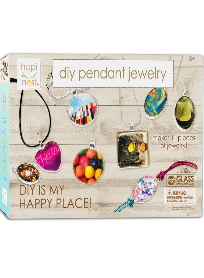 هابينيست مجموعة صنع المجوهرات الرائعة للفتيات من سن 8 إلى 12 عامًا - هدايا فنية وحرفية - 11 قلادة، 9 قلادات، 2 سوار - Image 1