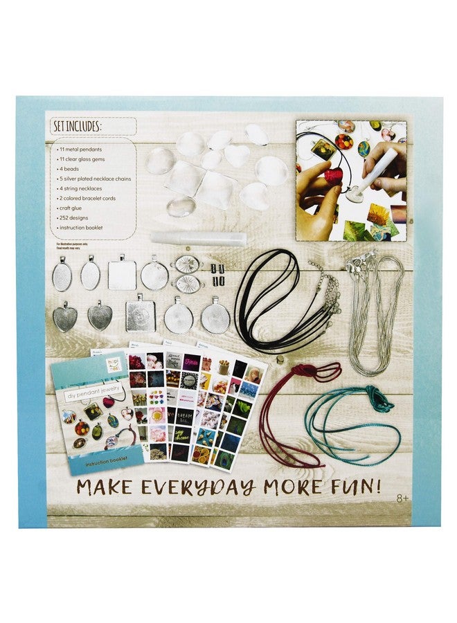 هابينيست مجموعة صنع المجوهرات الرائعة للفتيات من سن 8 إلى 12 عامًا - هدايا فنية وحرفية - 11 قلادة، 9 قلادات، 2 سوار - Image 2