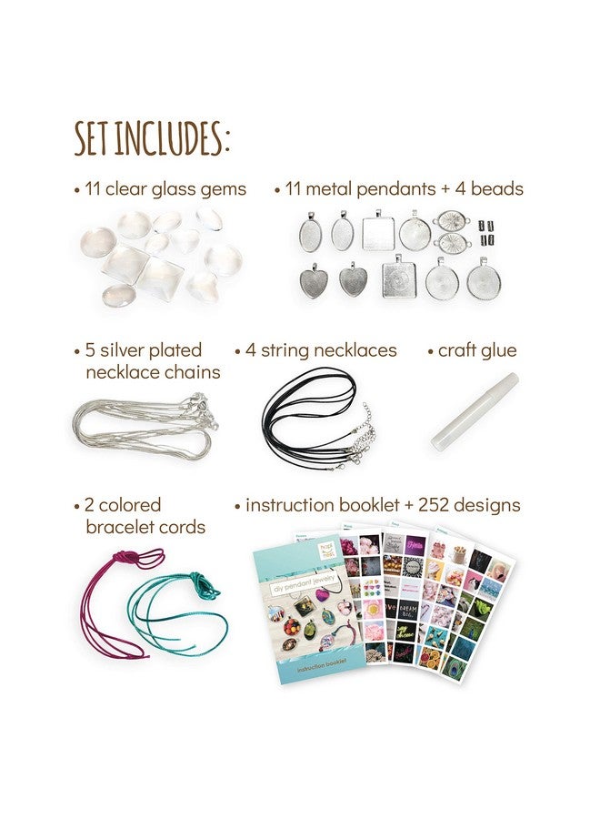 هابينيست مجموعة صنع المجوهرات الرائعة للفتيات من سن 8 إلى 12 عامًا - هدايا فنية وحرفية - 11 قلادة، 9 قلادات، 2 سوار - Image 4