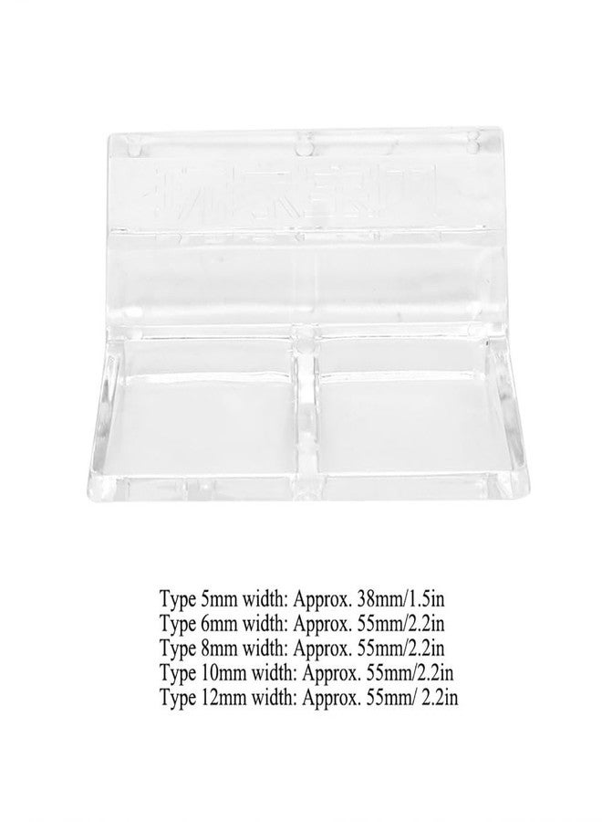 Chiffonade 20Pcs Aquarium Glass Cover Holder Transparent Edge Mount Bracket Acrylic Clip Support for Fish Tank Hoods for Filter and Lamp Frame(10mm) - Image 2