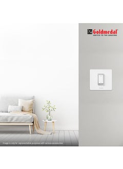 GOLD MEDAL Goldmedal Air Aero 10 Ampere Two way Switch White Pack of 20  - Image 5
