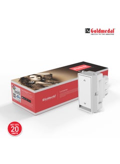 GOLD MEDAL Goldmedal Air Aero 10 Ampere Two way Switch White Pack of 20  - Image 2