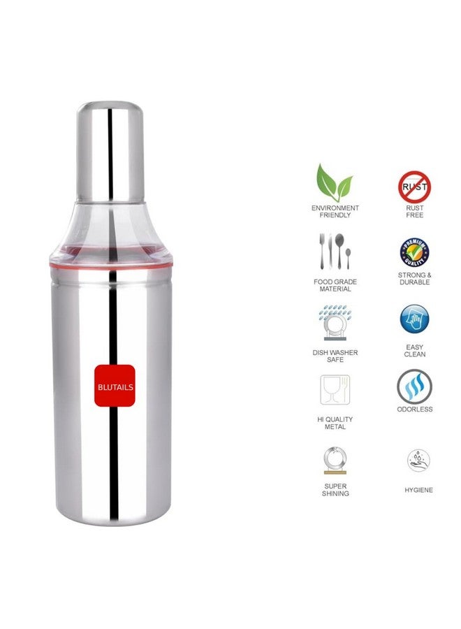 BLUTAILS Stainless Steel Oil Dispenser/Oil Bottle of 1 litre Easy Flow with Cap, Spill-Proof, Food Grade Dispener Count of 1 (1000ml) - Image 5