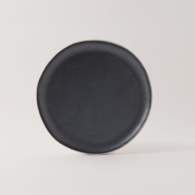 La Mesa Porcelain 12Pcs Dinner Set, Grey - Image 4