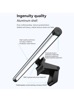FlashHawk Monitor Light Bar,Aluminum Alloy Computer Monitor Lamp for Eye Caring LED Dimmable Screen Light Bar,Touch Control USB Powered Screenbar for Desk/Office/Home/Game  - Image 5