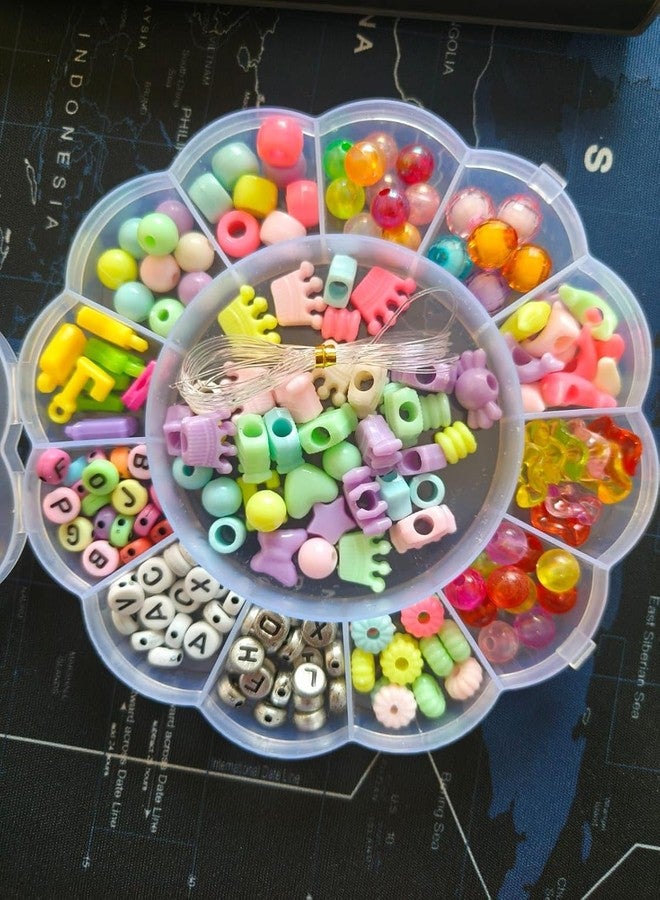 DIY Crafts MR 2 Pcs, Curve Creation Jewellery Making Kit Bracelet Making Kit Macaron Color for Bracelet Making (2, Multi - Colour, Medium) - Image 1
