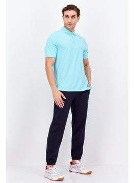Greg Norman Men Sportswear Fit Short Sleeve Training Polo Shirt, Turquoise  - Image 4
