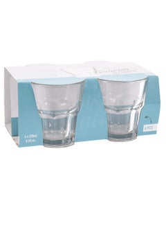 Koopman Drinking Glass Set of 4 - 250ml, Durable, Everyday Use - pzsku/ZAFB342E97BD6E8A27D0FZ/45/_/1729946504/60e906a9-7ca8-4aa2-b5e3-fb99f9b58824