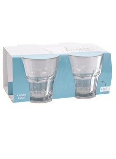 Koopman Koopman Drinking Glass Set of 4 - 250ml, Durable, Everyday Use  - Image 3