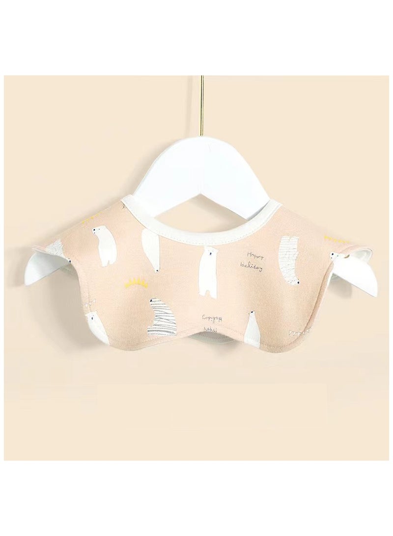 Shuer 5 Pieces Mother Baby Supplies Saliva Towel Cotton Waterproof - Image 3