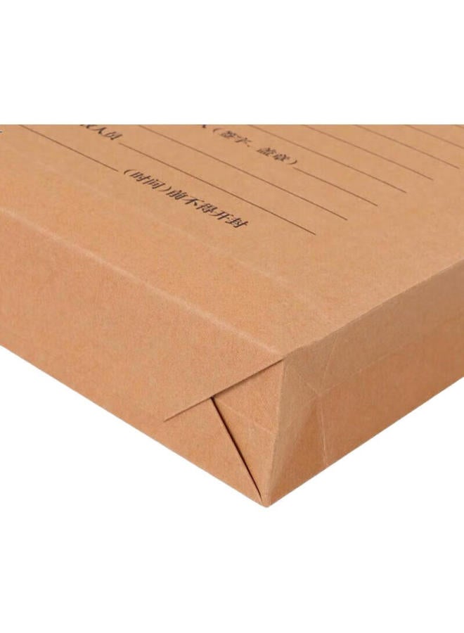 Tango A4 Bid Document Envelope, 5Cm Side Width, 250G Thick, 20-Pack Kraft Paper File Folder, Corporate Project Proposal Sealed Bag, Engineering Tender Document Specialized Envelope - Image 2