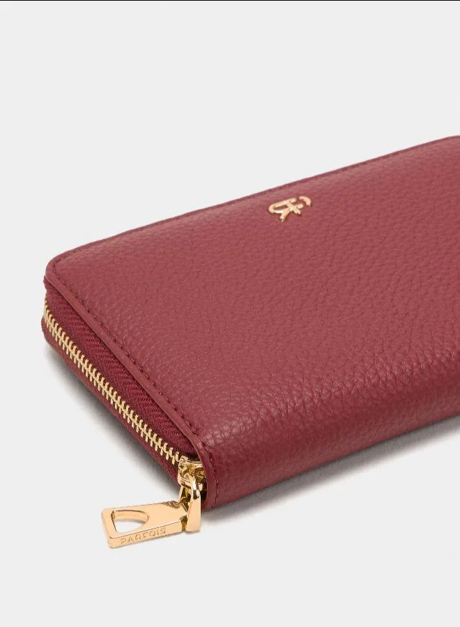 بارفوا محفظة بنسيج وسحاب مغلق