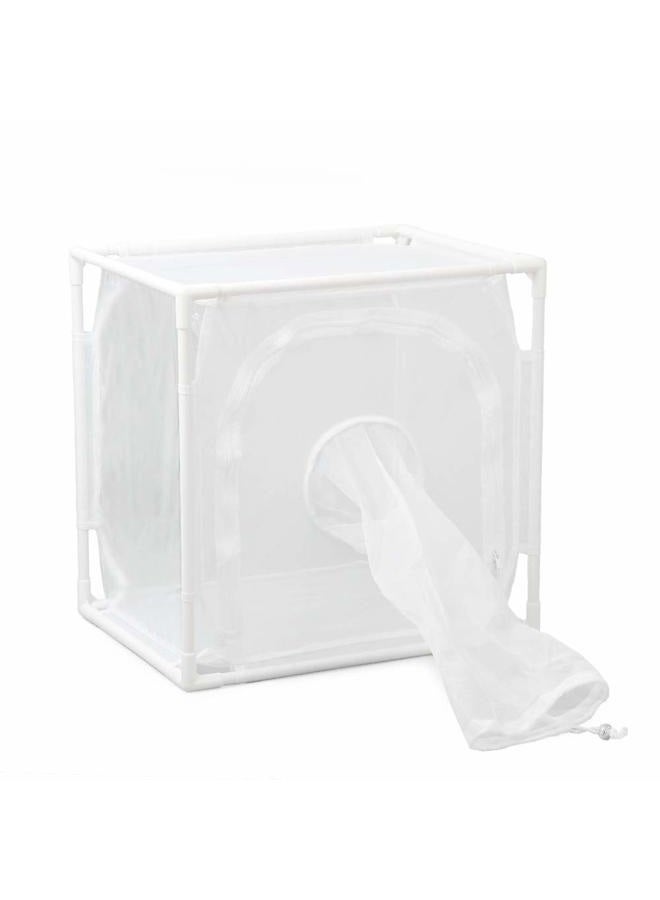 RESTCLOUD Monarch Butterfly Habitat Cage, Outdoor Insect Mesh Cage Terrarium 16" x 12" x 16" - Image 2