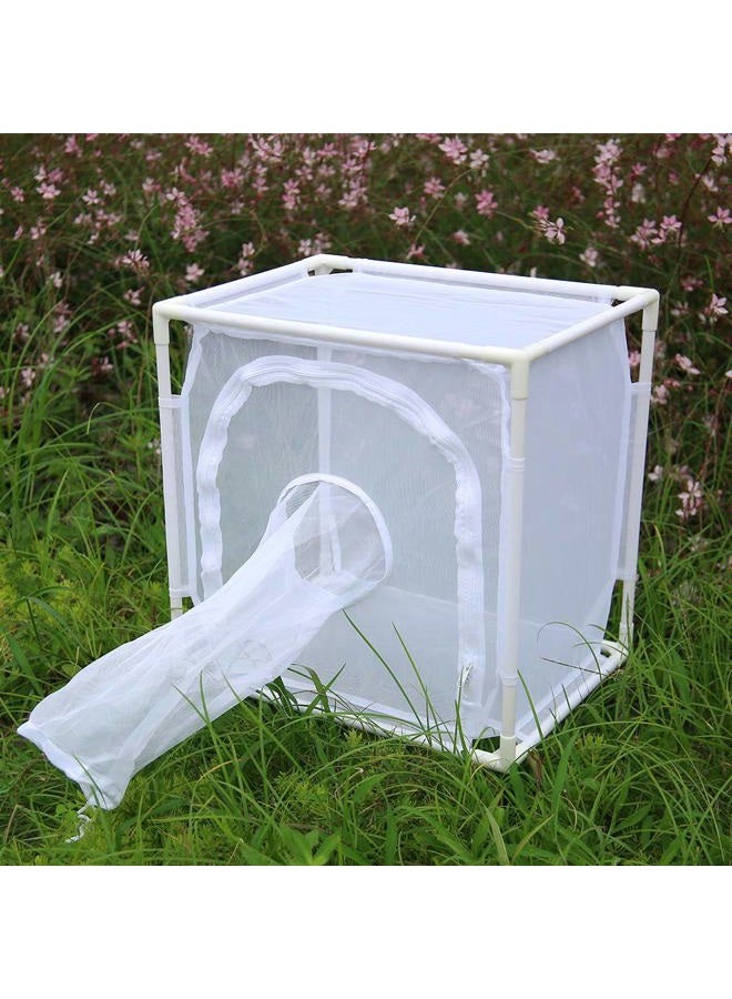 RESTCLOUD Monarch Butterfly Habitat Cage, Outdoor Insect Mesh Cage Terrarium 16" x 12" x 16" - Image 5