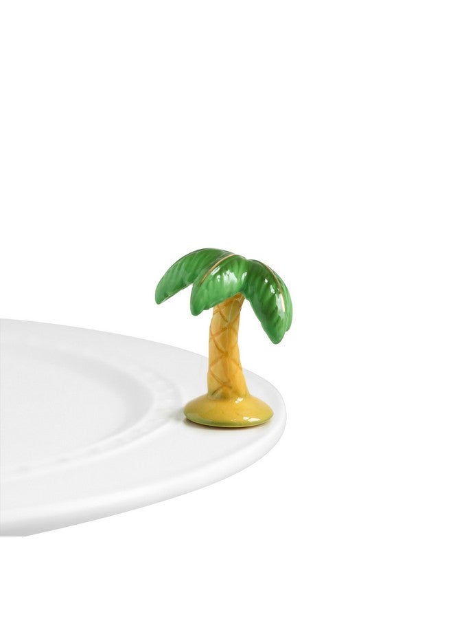 nf nora fleming Nora Fleming Hand-Painted Mini: in The Breeze (Palm Tree) A29 - Image 1