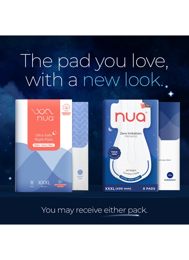 Nua All Night Comfort XXXL Pads With Disposal Cover - Image 2