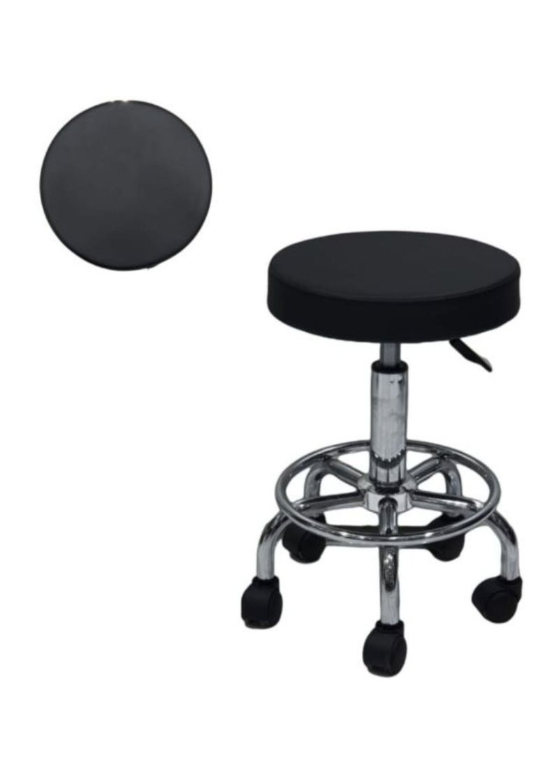 صالون سيستيم كرسي عاملات دائري قاعدة حديد